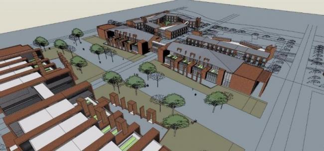 Sketchup文化模型|多层图书馆，文化建筑，现代风格