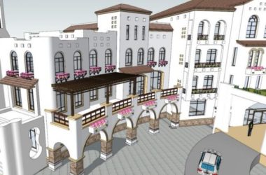 Sketchup商业模型|多层商业会所，西班牙风格，古典风格-BIM建筑网