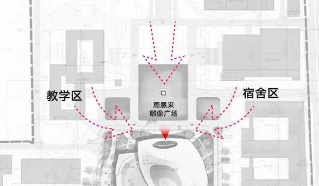 BIM建筑|宛若晶莹剔透的灯笼花瓣包裹花蕊：重庆房地产职业学院藏书楼 / 湃昂国际建筑设计参谋