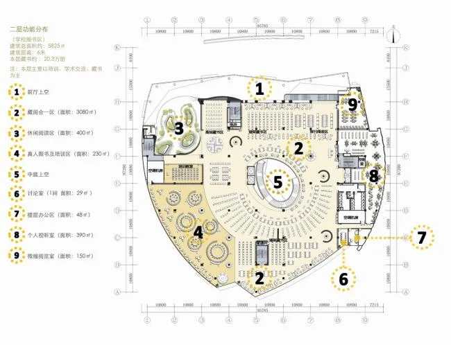 BIM建筑|宛若晶莹剔透的灯笼花瓣包裹花蕊：重庆房地产职业学院藏书楼 / 湃昂国际建筑设计参谋