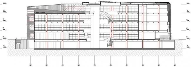 BIM建筑|宛若晶莹剔透的灯笼花瓣包裹花蕊：重庆房地产职业学院藏书楼 / 湃昂国际建筑设计参谋