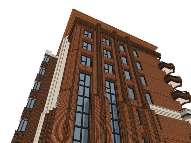 Sketchup住宅模型|高层住宅，居住建筑，古典风格