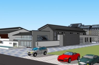 Sketchup商业模型|庭院，中式风格-BIM建筑网