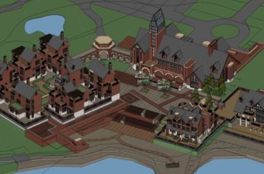 Sketchup商业模型|多层会所，古典风格-BIM建筑网