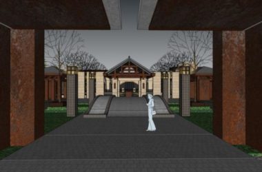 Sketchup商业模型|低层会所，现代风格-BIM建筑网