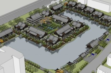 Sketchup商业模型|多层会所，中式风格-BIM建筑网