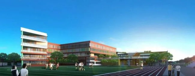 Sketchup学校模型|多层学校，校园教育建筑，现代风格