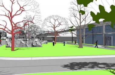 Sketchup景观模型|办公景观，现代风格-BIM建筑网