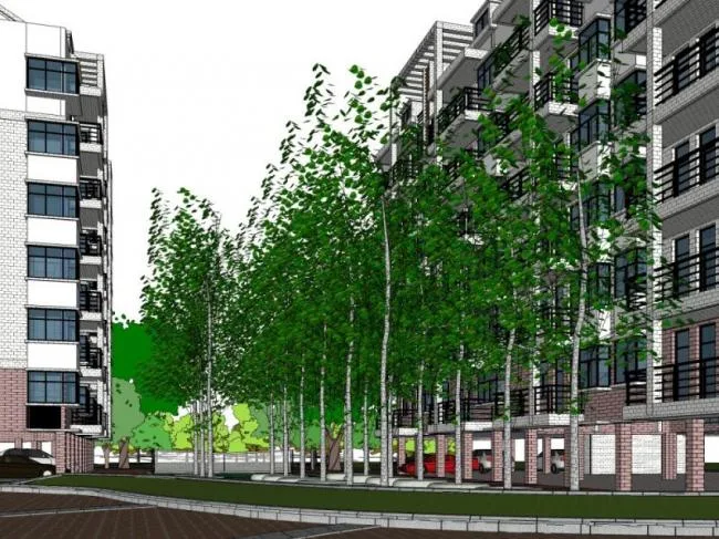 Sketchup景观模型|小区景观，住宅景观，现代风格