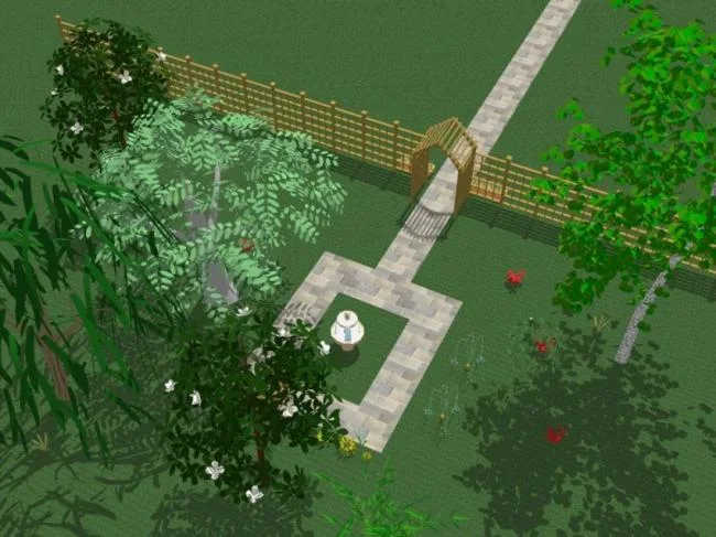 Sketchup景观模型|公园景观，现代风格