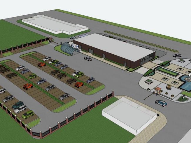 Sketchup景观模型|广场景观，欧式风格，古典风格