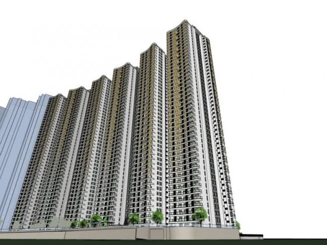 Sketchup住宅模型|超高层住宅，现代风格