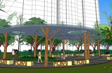 Sketchup景观模型|小区景观，住宅景观，现代风格-BIM建筑网