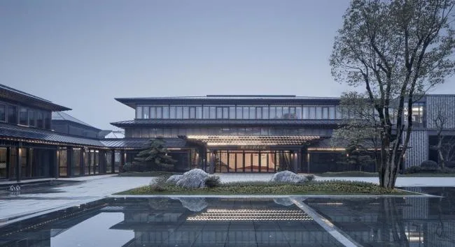 BIM建筑|青石古镇，缕缕乡愁：枫桥经验摆设馆 / 浙江年夜学建筑设计研讨院建筑九院