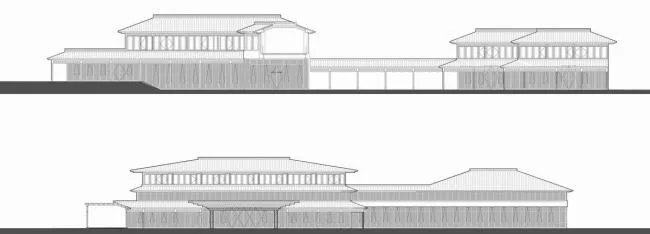 BIM建筑|青石古镇，缕缕乡愁：枫桥经验摆设馆 / 浙江年夜学建筑设计研讨院建筑九院
