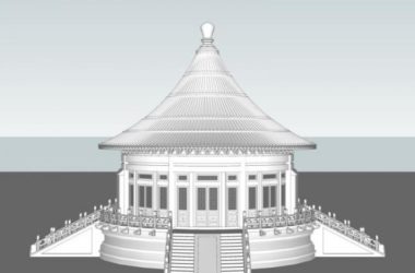 Sketchup古建筑模型|多层圆殿，天坛愿殿，古建筑，中式风格-BIM建筑网