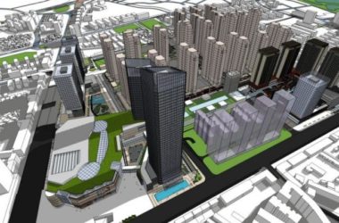 Sketchup综合体模型|多高层商业综合体，办公，酒店，现代风格-BIM建筑网