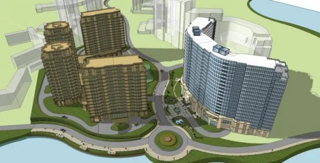 Sketchup景观模型|商业景观，住宅景观，现代风格