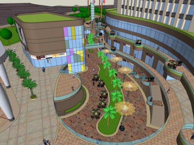 Sketchup综合体模型|多高层商业综合体，住宅，办公，酒店，古典风格