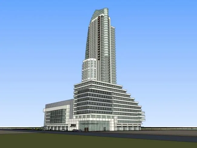Sketchup酒店模型|超高层酒店，现代风格