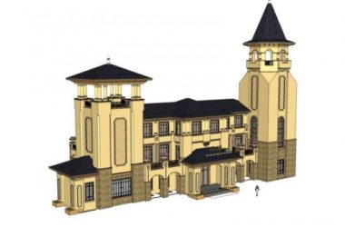 Sketchup商业模型|多层会所，欧式古典风格-BIM建筑网