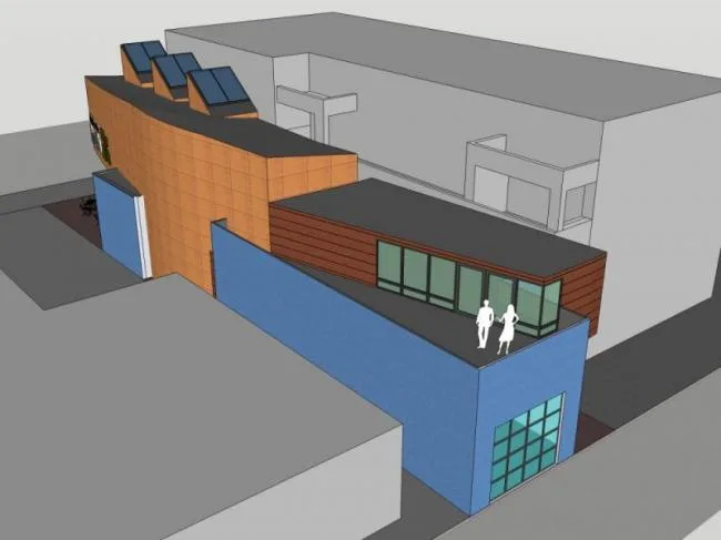 Sketchup商业模型|多层商场建筑，现代风格