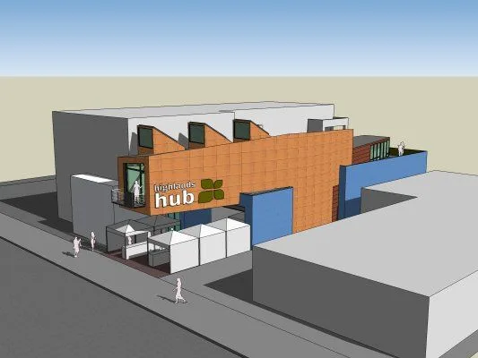 Sketchup商业模型|多层商场建筑，现代风格