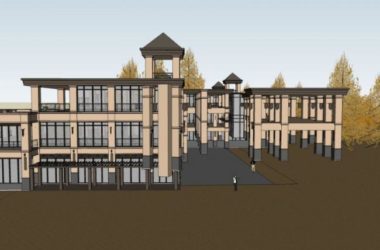 Sketchup商业模型|多层商业街，欧式风格-BIM建筑网