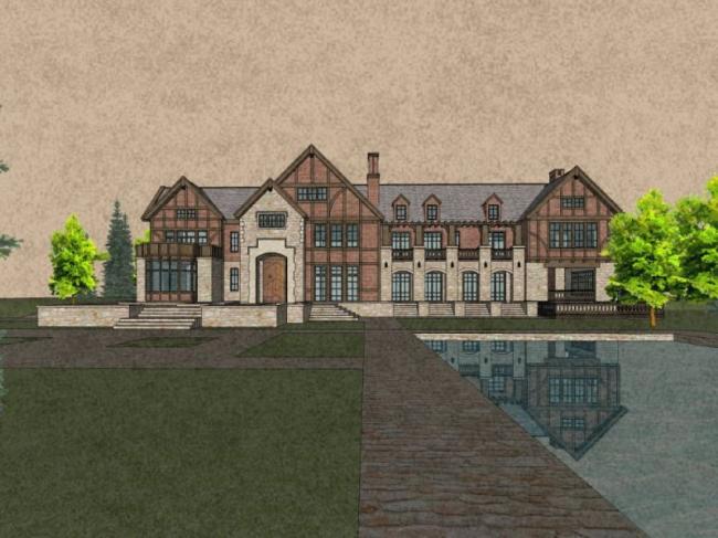 Sketchup商业模型|多层会所，古典风格