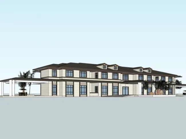 Sketchup商业模型|会所，现代风格