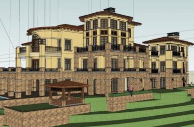 Sketchup商业模型|多层会所，欧式古典风格-BIM建筑网