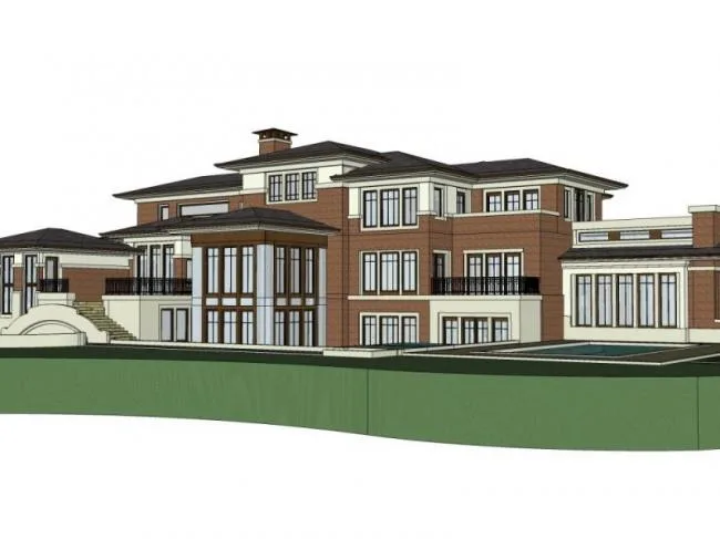 Sketchup商业模型|多层会所，现代风格
