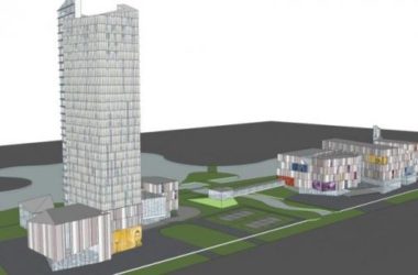 Sketchup综合体模型|多高层商业综合体，办公，现代风格-BIM建筑网