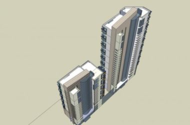 Sketchup住宅模型|高层住宅，现代风格-BIM建筑网