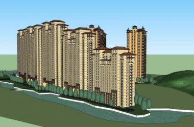 Sketchup住宅模型|超高层住宅，居住建筑，古典风格-BIM建筑网