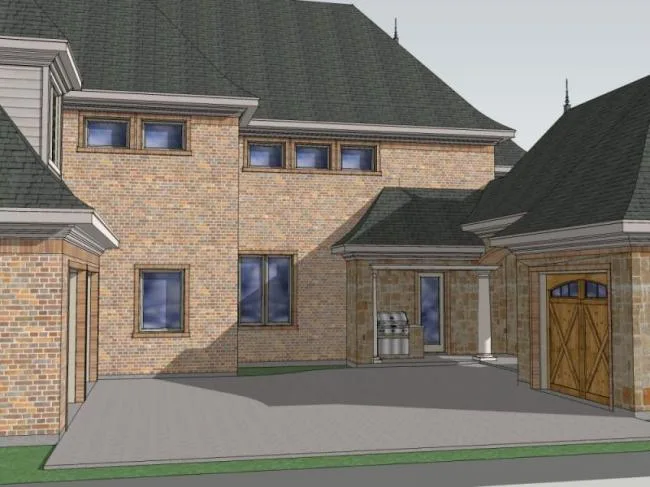 Sketchup住宅模型|多层住宅，居住建筑，古典风格，欧式风格