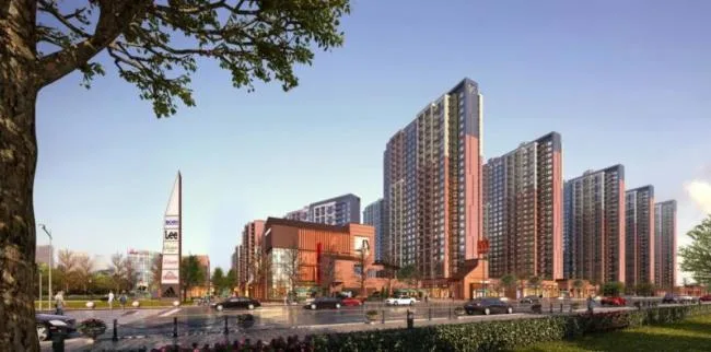 Sketchup住宅模型|高层住宅，底层商业，现代风格