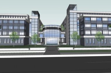 Sketchup学校模型|多层大学学校校园，教育建筑，现代风格-BIM建筑网