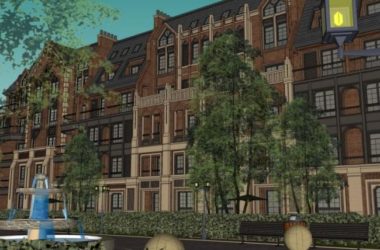 Sketchup住宅模型|多层住宅，花园洋房，居住建筑，古典风格-BIM建筑网