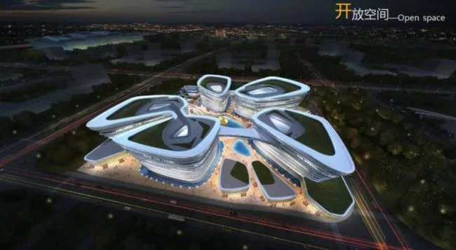 Sketchup文化模型|多层会展中心，文化建筑，现代风格