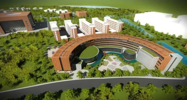 Sketchup学校模型|多层学校，校园教育建筑，现代风格
