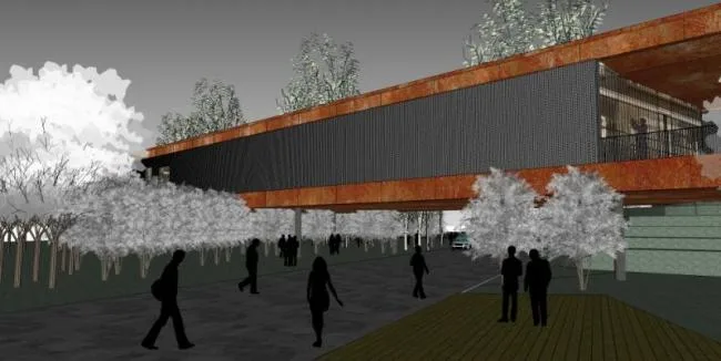 Sketchup文化模型|多层博物馆，文化建筑，现代风格