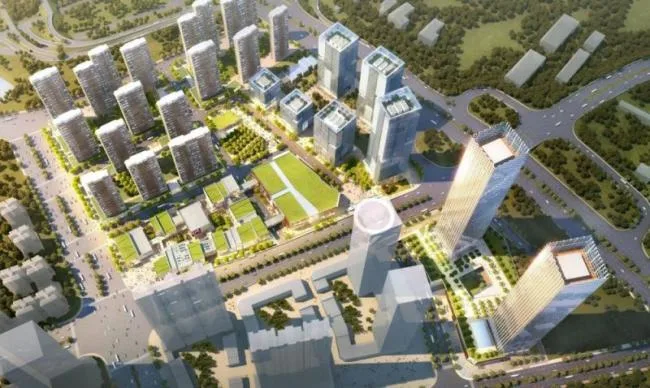 Sketchup综合体模型|超高层综合体，办公楼，住宅，商业，现代风格