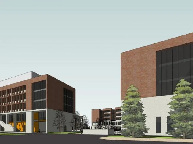 Sketchup学校模型|多层学校，校园教育建筑，古典风格