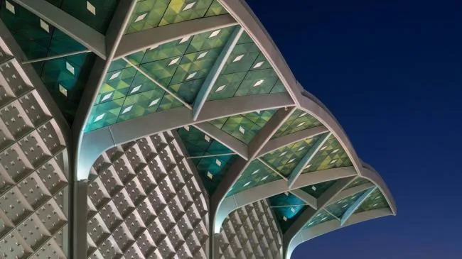 BIM建筑|雄伟钢柱支持树状构造：哈拉曼高铁站 / 福斯特合股人建筑事务所