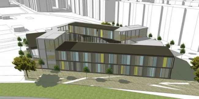 Sketchup商业模型|多层商业建筑，现代风格