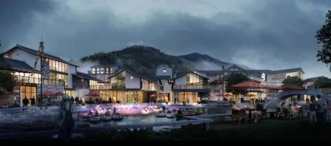 Sketchup综合体模型|多层综合体，商业，住宅，酒店，中式风格