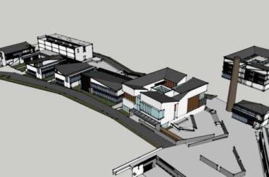 Sketchup商业模型|多层商业街，中式风格-BIM建筑网