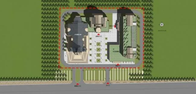 Sketchup文化模型|多层天主教堂，文化建筑，欧式风格，古典风格