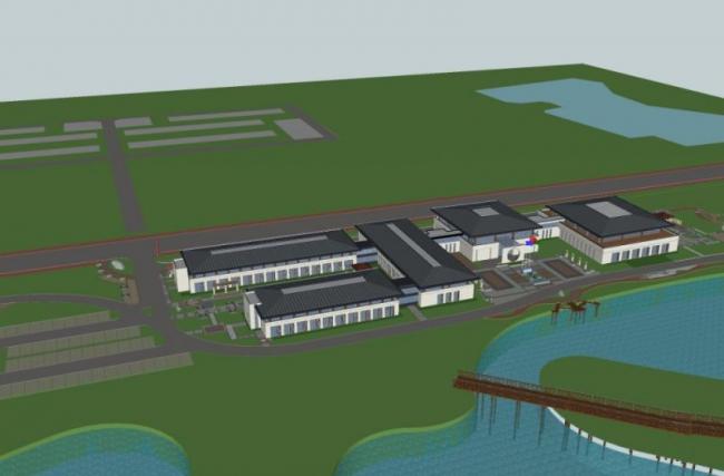 Sketchup商业模型|低层商业街，现代风格